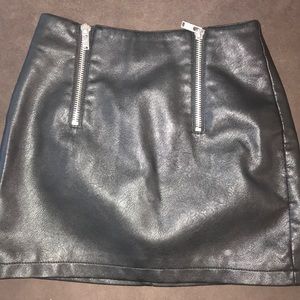 Leather skirt